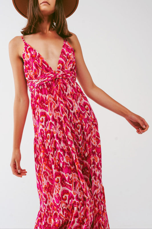 Robe Maxi Imprimée – Passion Sauvage