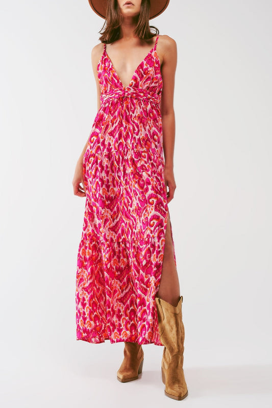 Robe Maxi Imprimée – Passion Sauvage